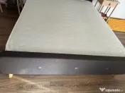 Pat Jysk 160x200 cu somiera si saltea 