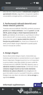 Se vinde trotineta electrică 