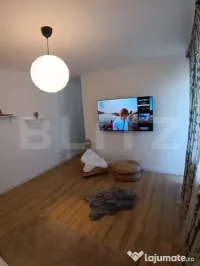 Apartament 2 camere, 58 mp, etaj 3, centrala si AC, zona 1 M 