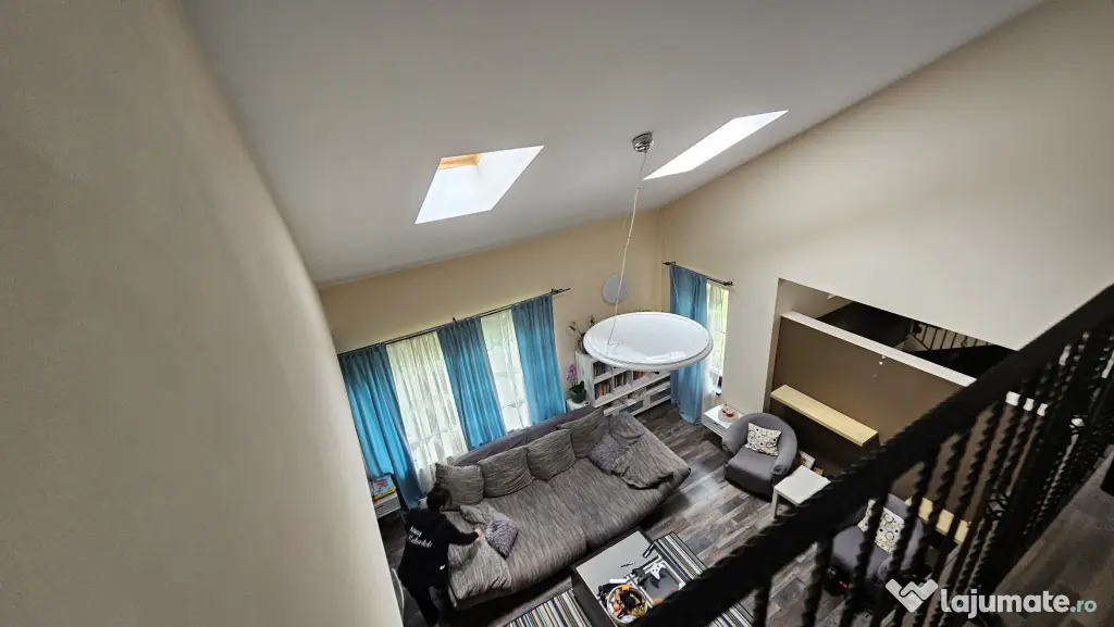 Vila individuala P+1, 160mp, moderna cu panouri fotovoltaice, curte 410mp, Cornetu