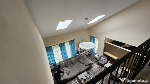 Vila individuala P+1, 160mp, moderna cu panouri fotovoltaice, curte 410mp, Cornetu