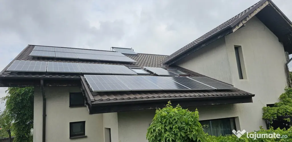 Vila individuala P+1, 160mp, moderna cu panouri fotovoltaice, curte 410mp, Cornetu