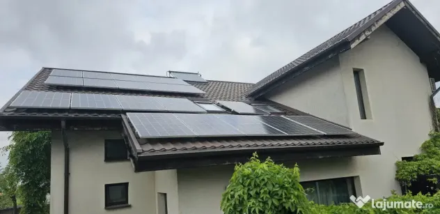 Vila individuala P+1, 160mp, moderna cu panouri fotovoltaice, curte 410mp, Cornetu
