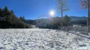 Poiana Brașov | teren cu panoramă largă către munți