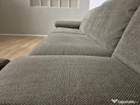 Colțar Montel mare, maro, stare excelentă  –  277 cm 