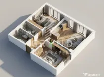 3 CAMERE | 2 BAI (64 MP+TERASĂ 15 MP) | PARCARE SUBTERANA |