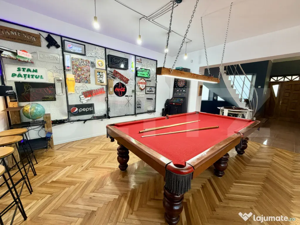 Casa 6 camere de inchiriat, 250 mp, 2 bai, terasa, curte 500
