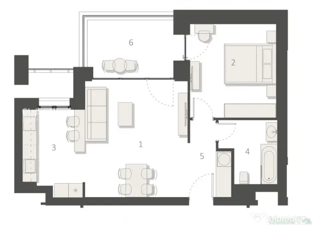 Premium 2 Rooms | Pet Friendly | Afi Home North - Aviatiei