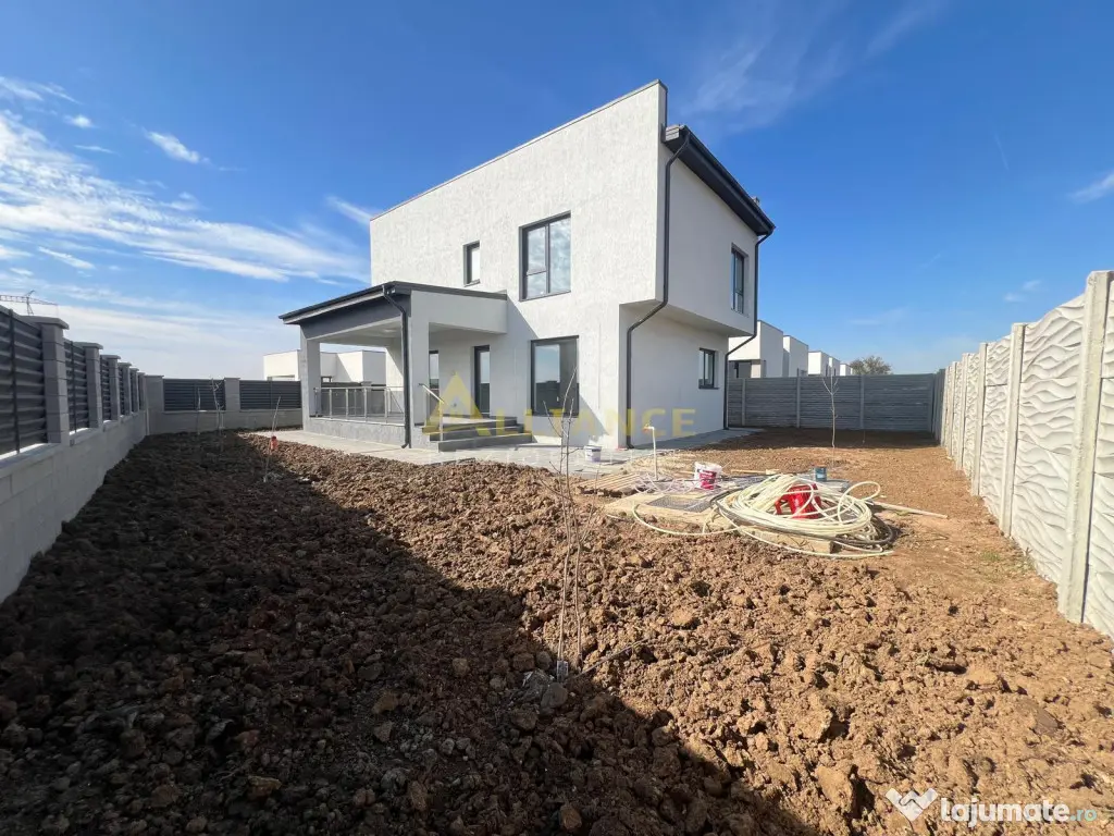 Vila moderna - P 1E- 3 dormitoare - 115 mp utili - teren 364