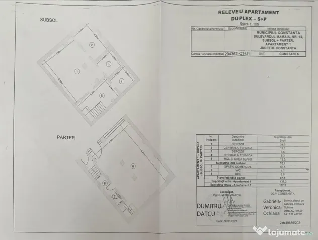 SPATIU COMERCIAL STRADAL | BLD MAMAIA | EXPUNERE EXCELENTA