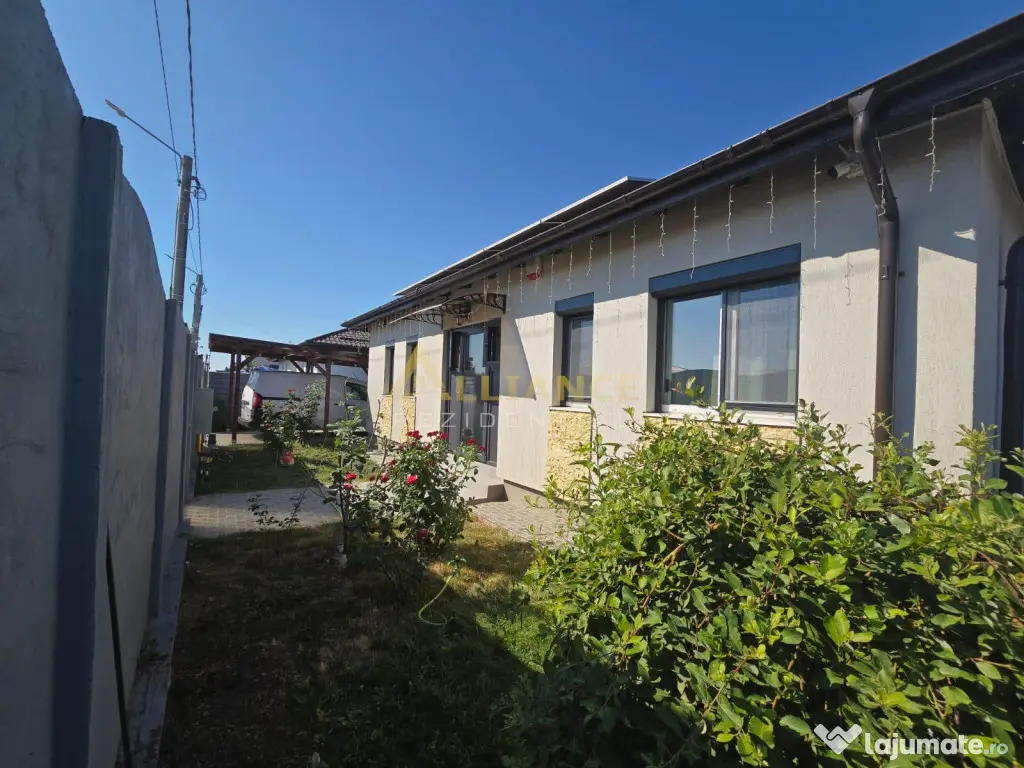 Casa individuala mobilata utilata - 3 camere 1 baie - teren