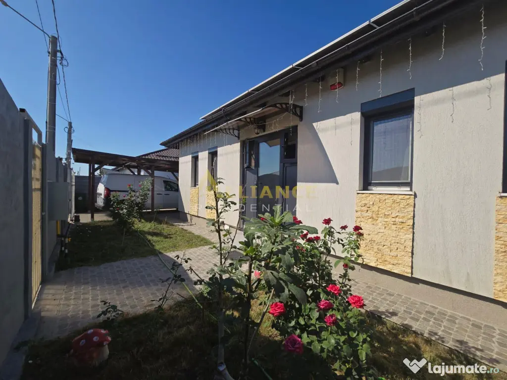 Casa individuala mobilata utilata - 3 camere 1 baie - teren