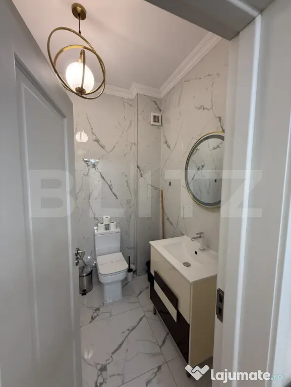 Apartament modern cu 3 camere, 62 mp, bloc nou, zona Nordic