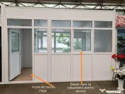 Spatiu open space, stradal, cu geam de servire, dublu acces 