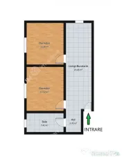 Apartament cu 3 camere si loc de parcare in Turnisor zona Al 