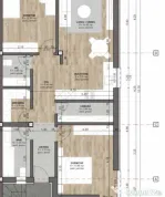 Apartament NOU, 3 camere, parcare, CURTE, an 2025, Etaj 1,