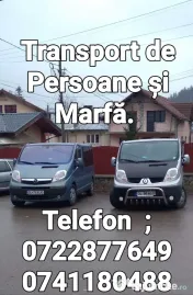 Ofer servicii de Transport Persoane ,Marfă și Rent a Car . 