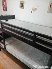Pat suprapus din lemn masiv 