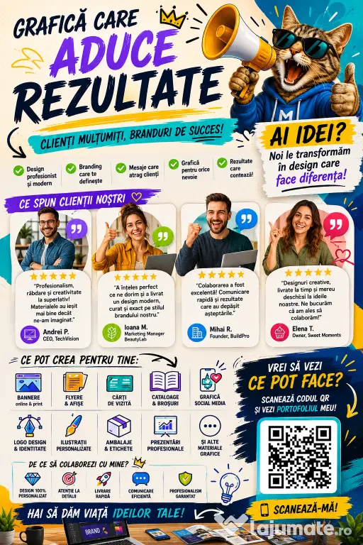 Graphic Designer Freelancer, Grafica digitala, print digital