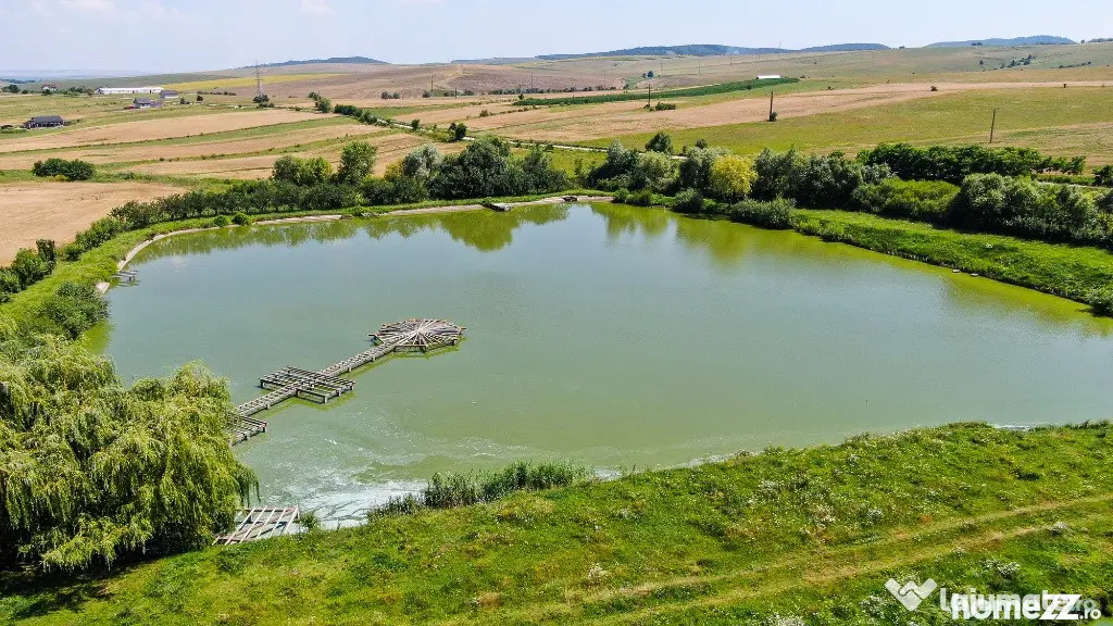 Proprietate spectaculoasă de 31.500 mp, cu iazuri și case locuibile