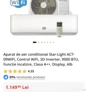Sigilat aer condiționat 9000 BTU 