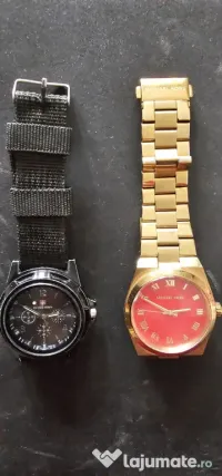 Se vand 2 ceasuri barbati originale marcile Michael Kors si Swiss Army 