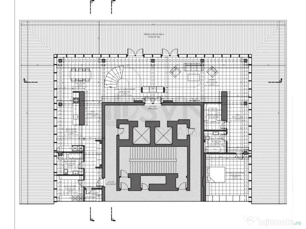 Penthouse 300 mp ASMITA GARDENS cu terasa panoramica