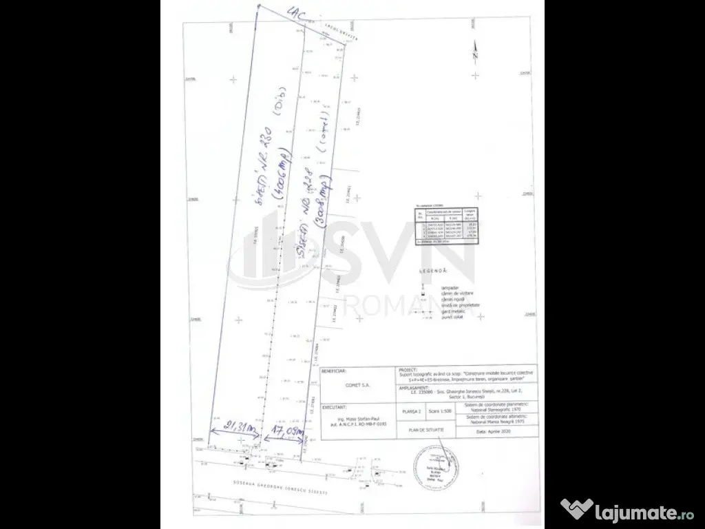 Teren constructii Baneasa 7000