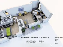 Apartament 2 camere Mihai Bravu
