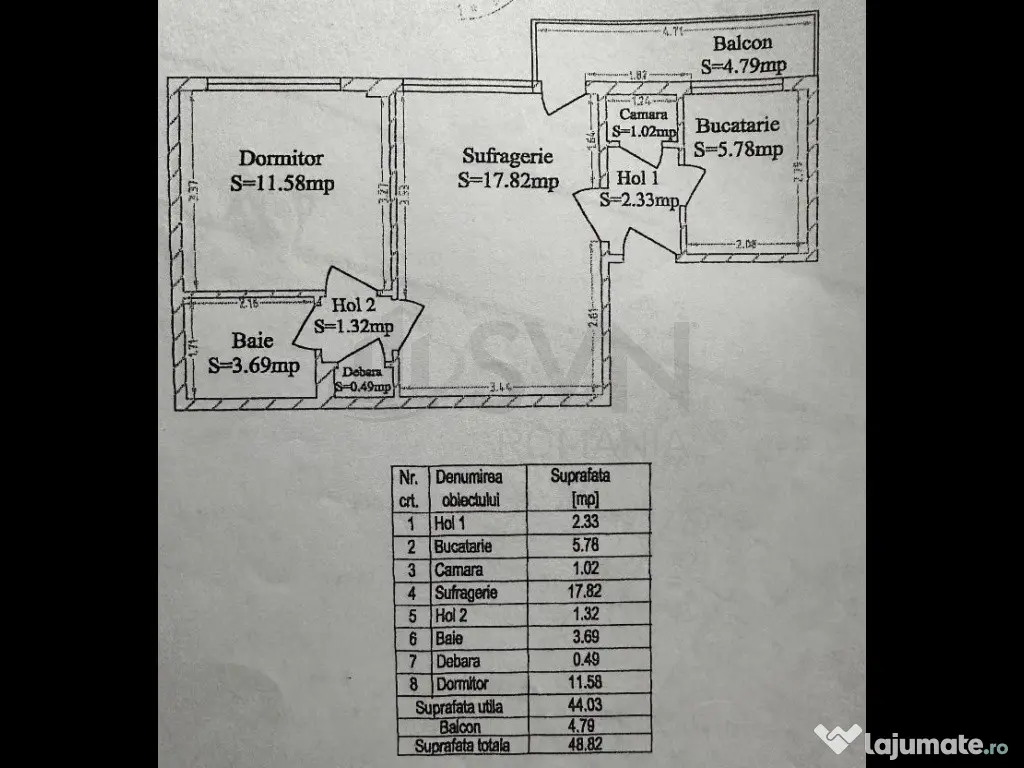 Apartament 2 camere 1 Mai Renovat