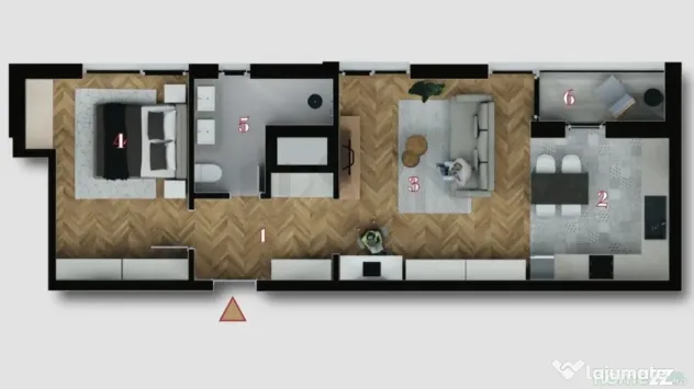 Apartament 2 camere Decebal Piata Muncii