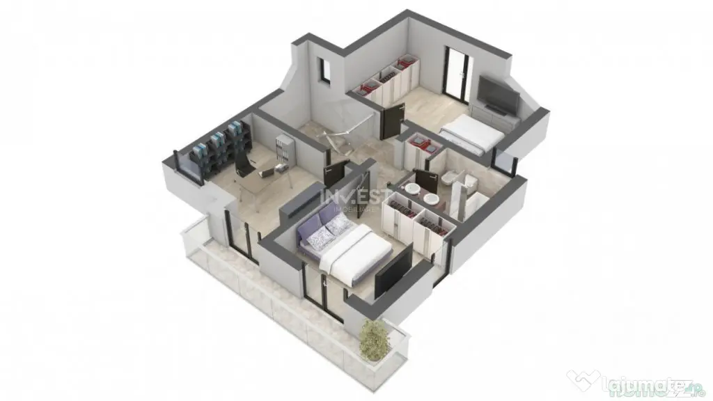 CASA PREMIUM , 4 CAMERE , 2 BAI , ZONA GALATA, CARTIER PRIVA