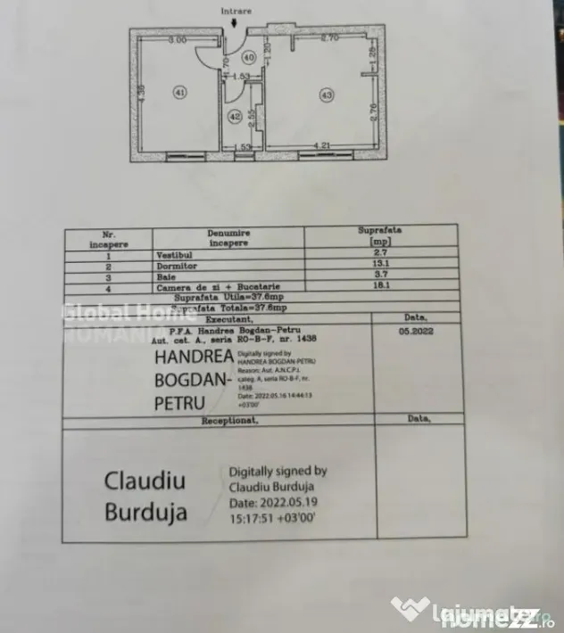 Apartament 2 camere | Gradina 70MP | 1 Loc de Parcare Inclus