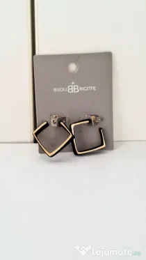 Cercei cu surub - Pretty Square - BIJOU BRIGITTE