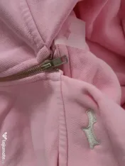 SKYLRK ZIP HOODIE două culori, roz și verde, mărimea L 
