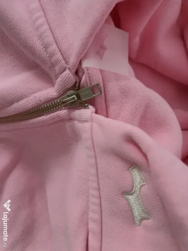 SKYLRK ZIP HOODIE două culori, roz și verde, mărimea L