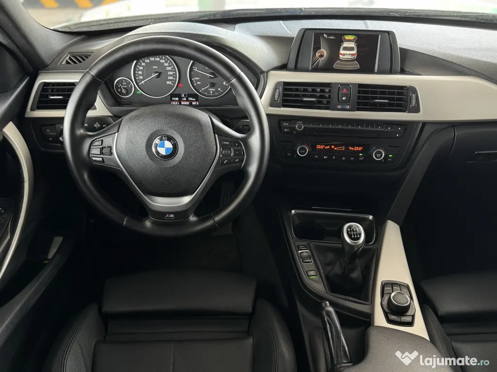BMW Seria 3 F30 2015 2.0 diesel - Pachet M interior, Scaune sport piele, navi