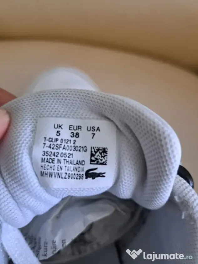 Adidasi lacoste nr. 38