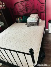 Pat 160x200 cu saltea inclusa 