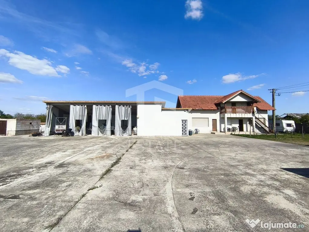 Casa cu 4 camere cu teren de 14,340 mp + platforma de bet...