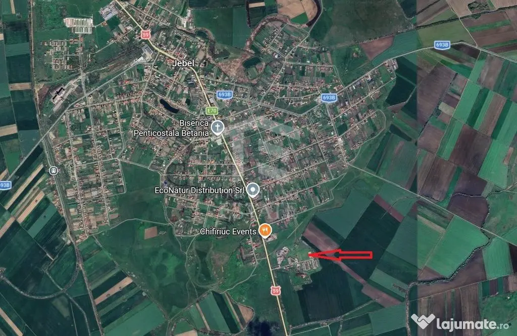 Casa cu 4 camere cu teren de 14,340 mp + platforma de bet...
