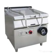 Tigaie electrică basculantă cu capacitate de 80L.