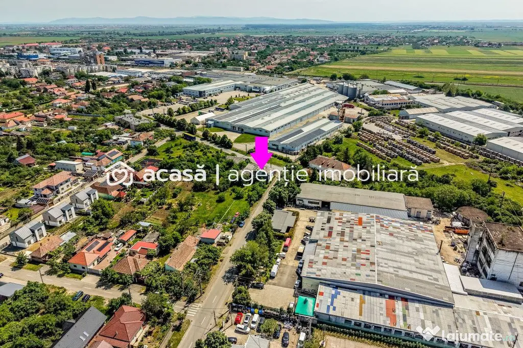 Teren de 1261 mp pe colt, in Aradul Nou, cu front de 60 m...