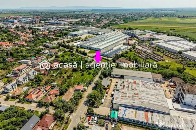 Teren de 1261 mp pe colt, in Aradul Nou, cu front de 60 m...