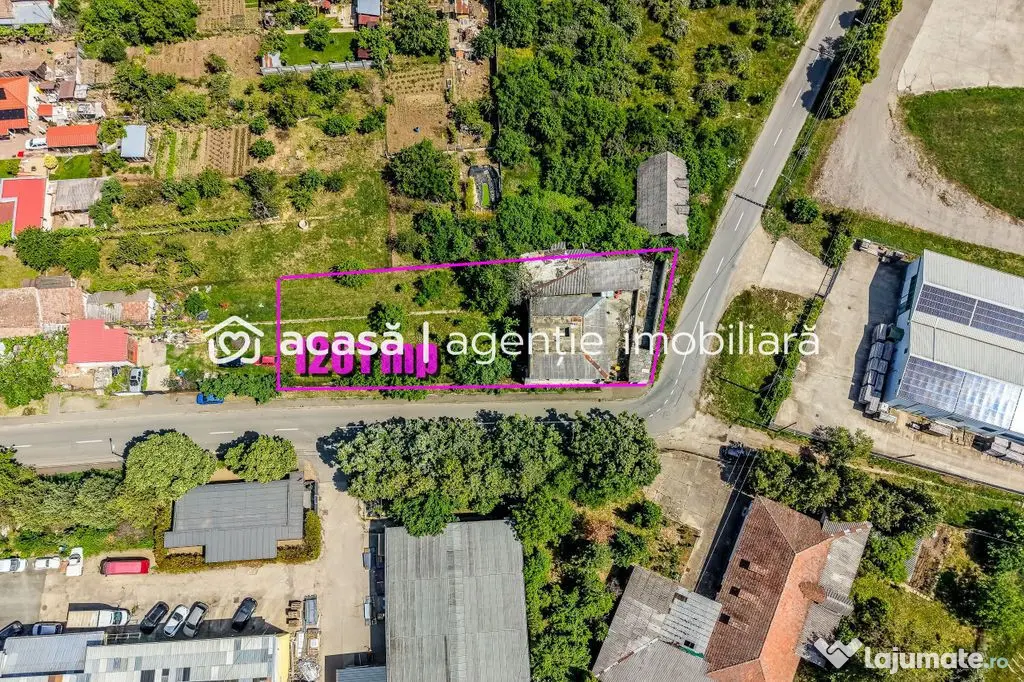 Teren de 1261 mp pe colt, in Aradul Nou, cu front de 60 m...