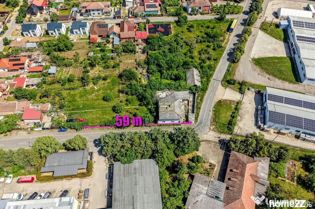 Teren de 1261 mp pe colt, in Aradul Nou, cu front de 60 m...