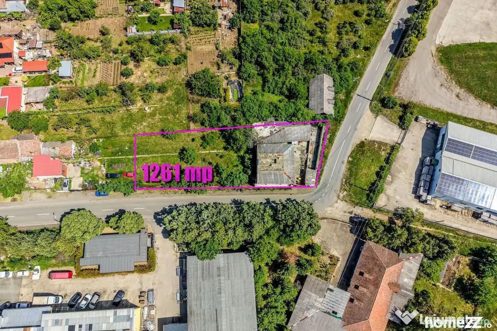 Teren de 1261 mp pe colt, in Aradul Nou, cu front de 60 m...