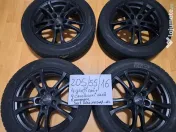 Set 4 jante + anvelope vară 205/55/R16 – 5 prezoane 