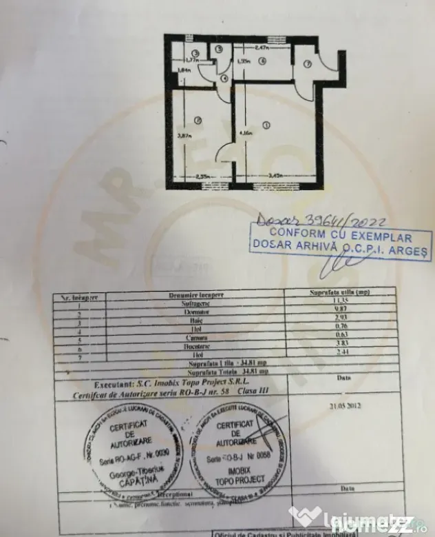 Apartament de 2 camere Pitești zona Piață Razboeni!
