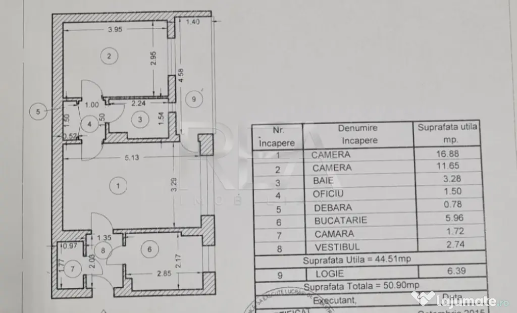 2 camere, 51mp, P/9, bloc anvelopat-Drumul Taberei